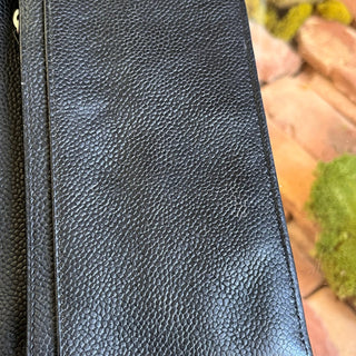 CHANEL Timeless Flap Black Caviar Wallet