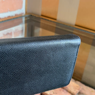 CHANEL Timeless Flap Black Caviar Wallet